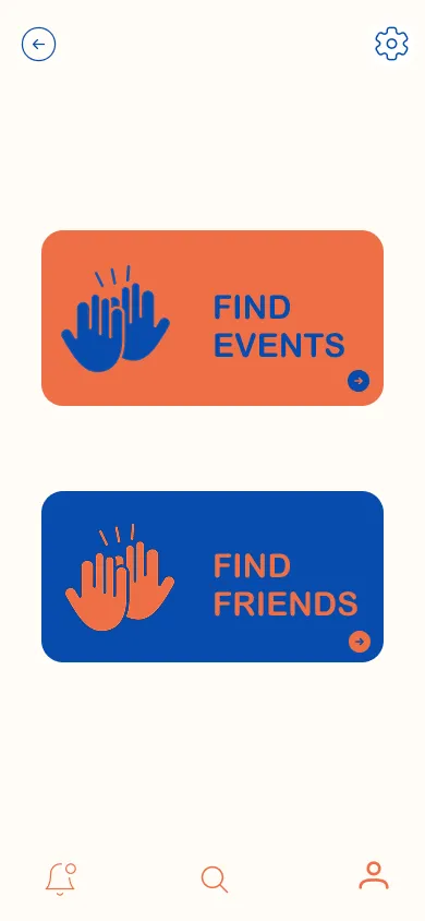 Friend Finder – skærm 3